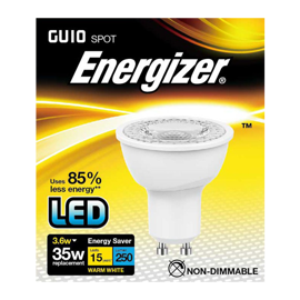 Energizer GU10 LED spotlight 3,6 W 250 lumen (35 W)